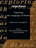 Interface: Exploring the Language of Drama From Text To Content