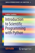 Introduction to scientific programming with python