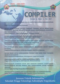 Compiler Vol 6, Nomor 1, Mei 2017